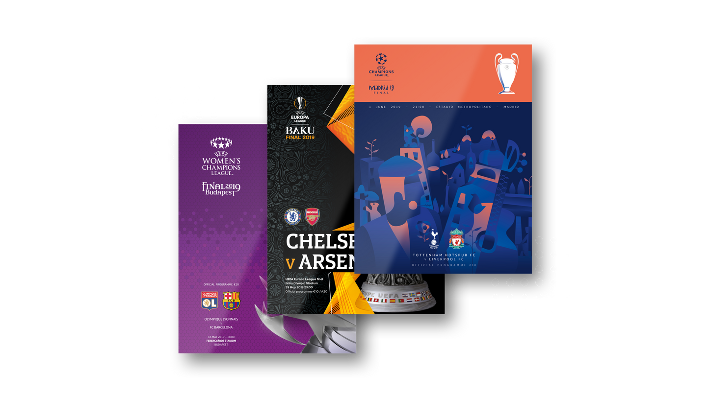 2019 Official UEFA Finals x3