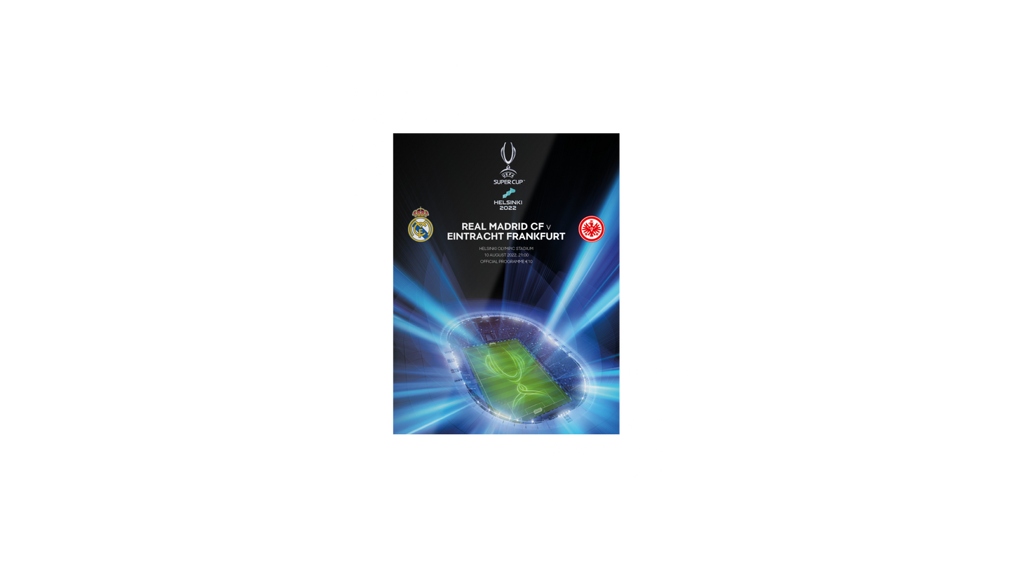 UEFA Super Cup Programme 2022