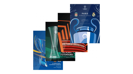 2022 Official UEFA Finals Programmes x4