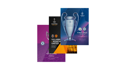 2021 Official UEFA Finals Programmes x3