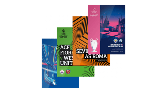 2023 Official UEFA Finals Programmes x4