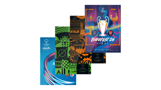 2026 Official UEFA Finals Programmes x4