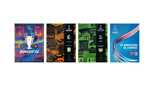 2026 Official UEFA Finals Programmes x4